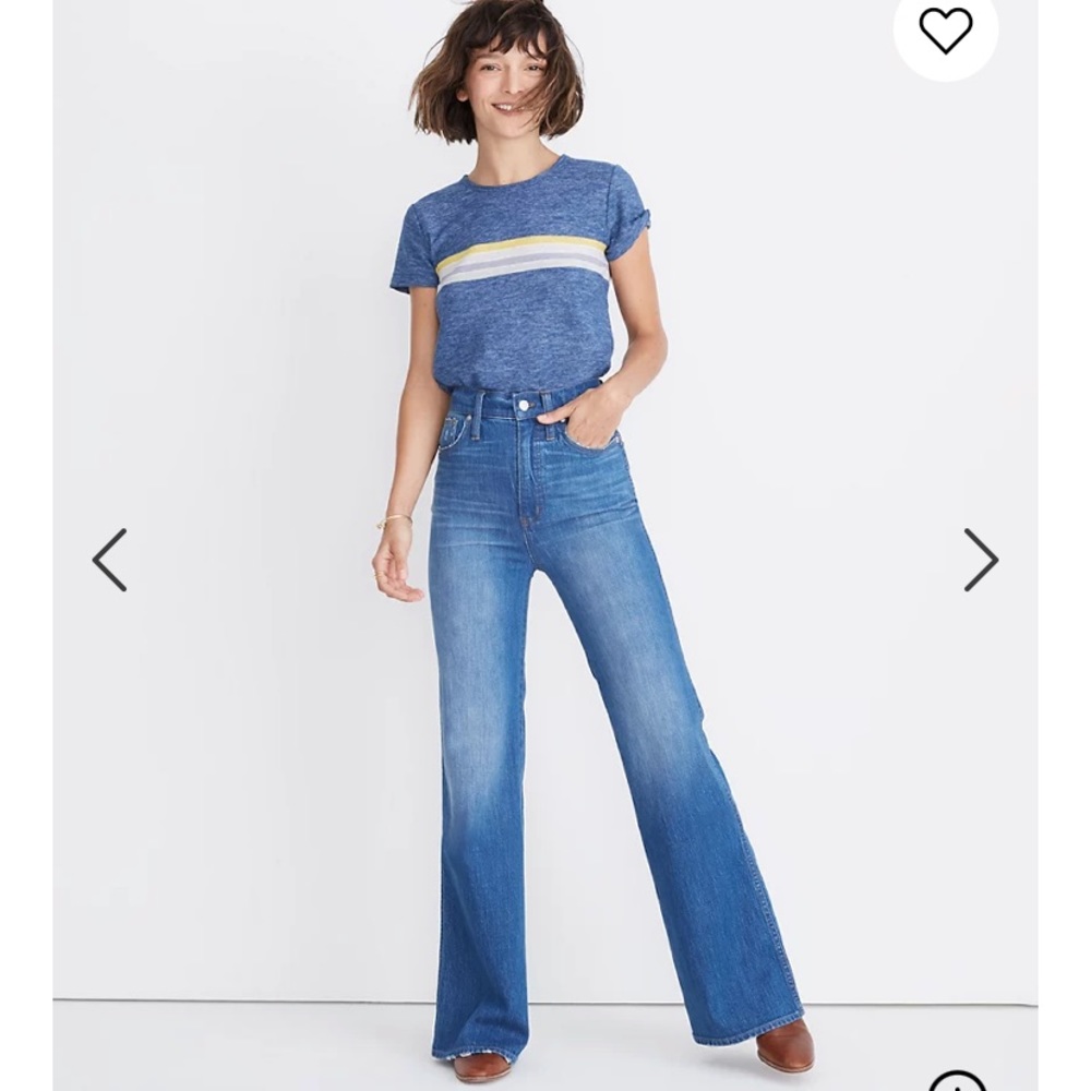 Madewell 11” High Rise Flare Jean